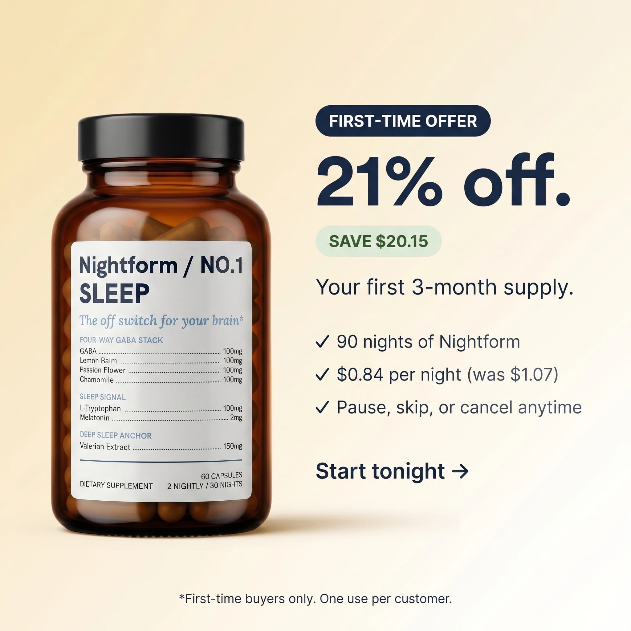 Nightform / NO.1 — Sleep